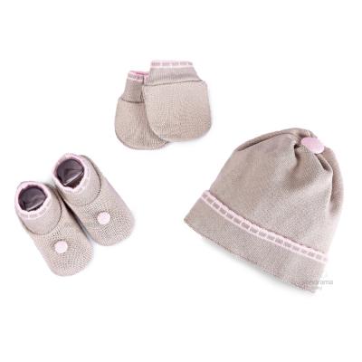 kit-touca-luva-e-sapatinho-de-tricot-para-recem-nascido-cinza-e-rosa