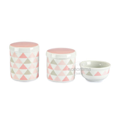 kit-higiene-trio-de-potes-porcelana-3-pecas-triangulos-cinza-e-rosa