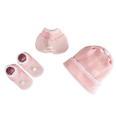 kit-touca-luva-e-sapatinho-de-tricot-para-recem-nascido-rosa-e-branco