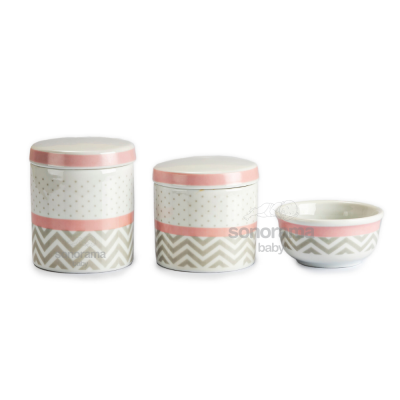 kit-higiene-trio-de-potes-porcelana-3-pecas-chevron-cinza-e-poa-rosa